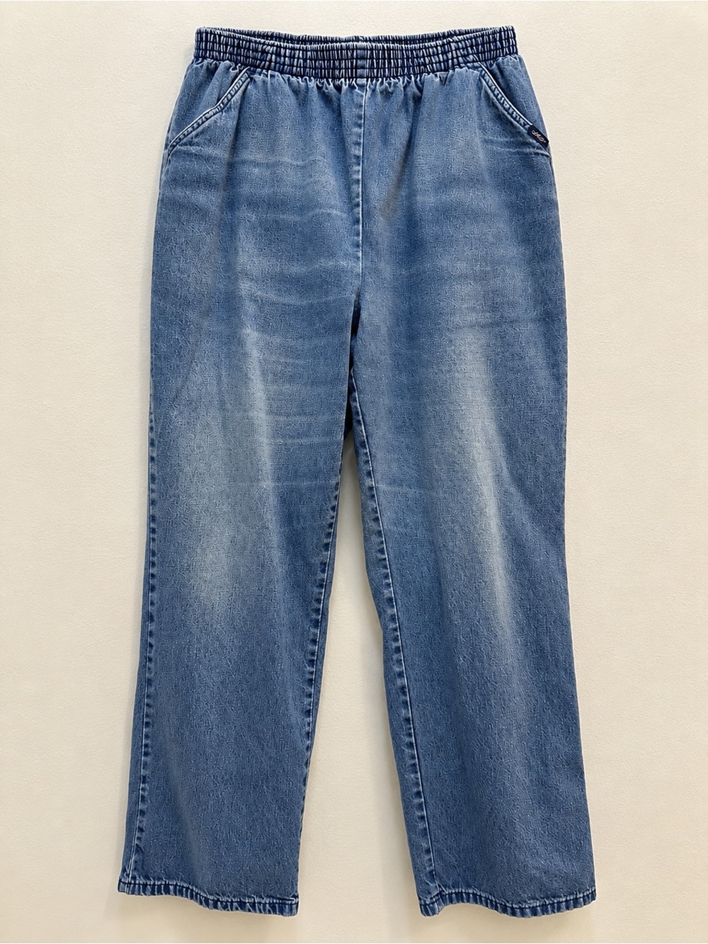 Chic 18W Petite 90’s Pull On Jeans Elastic Waist Relaxed Denim